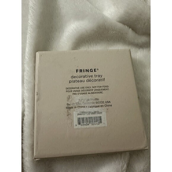 NEW Nordstrom FRINGE Studio Literally Obsessed 4” Decorative Tray Gold Cute Gift - Picture 5 of 5
